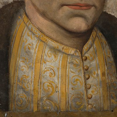 coffin portrait of a man dressed as a nobleman