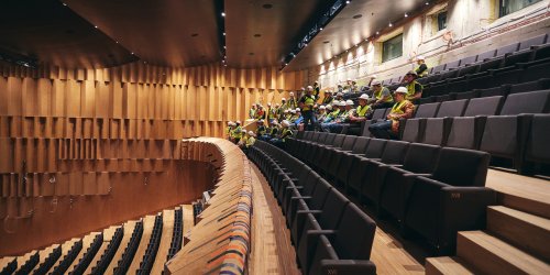 Auditorium - visiting the seat of the Polish History Museum, Night of Museums 2023