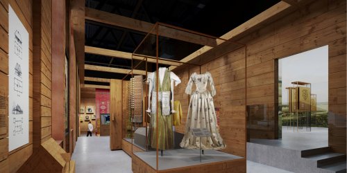 visualization of the exhibition, noble costumes