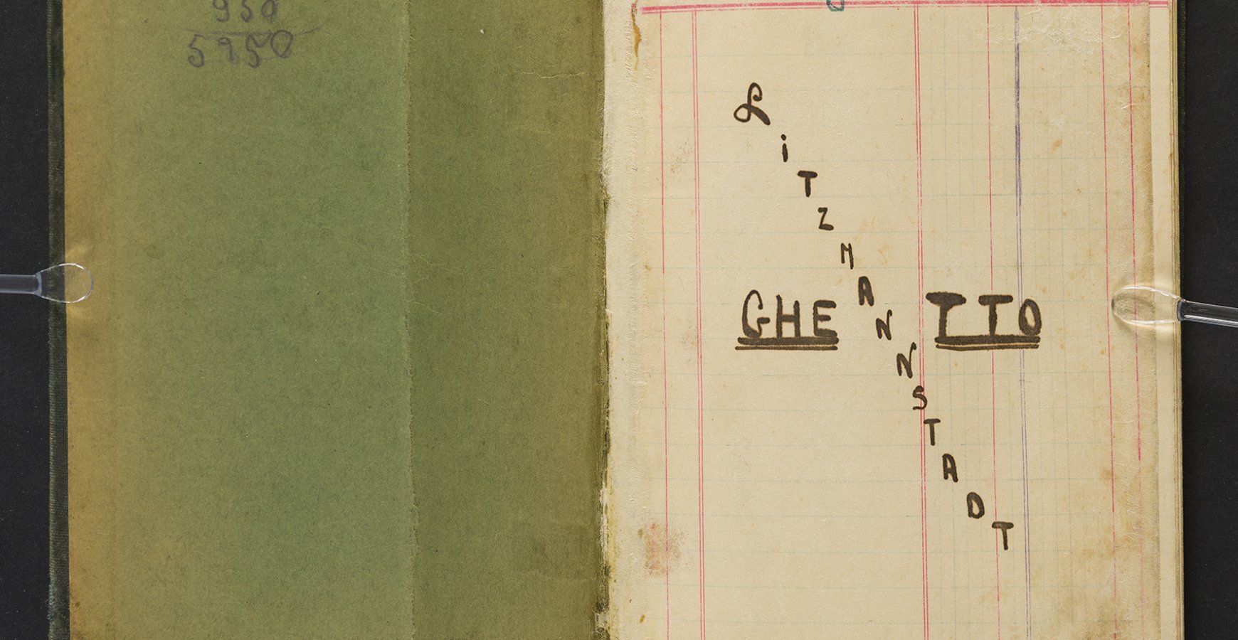 A notebook with satires from the Łódź ghetto