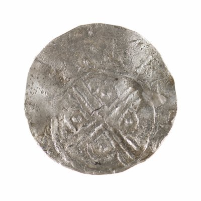 silver coin with a bird